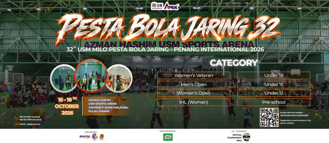 Banner for Pesta Bola Jaring